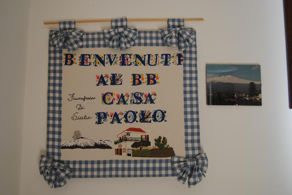 B&B Casa Paolo Fiumefreddo di Sicilia Ngoại thất bức ảnh